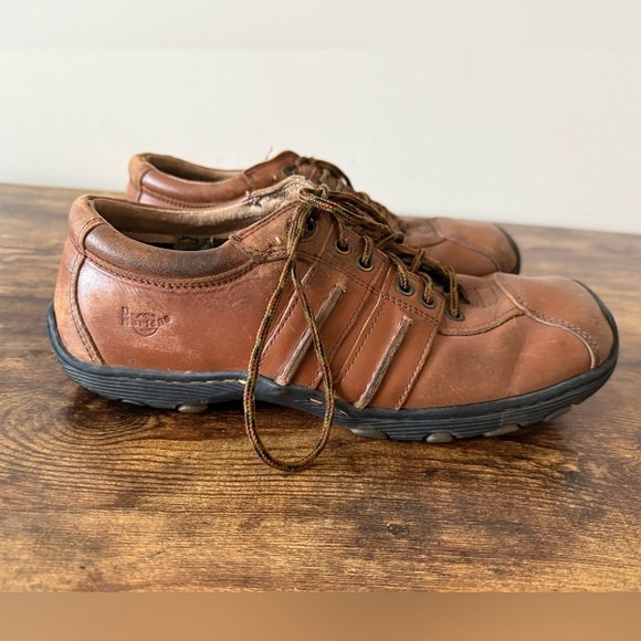 Dr. Martens Jim Air Brown Leather Oxfords - Men’s Size 10 - Picture 1 of 14